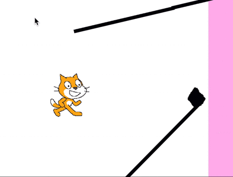 Dodge Obstacles Scratch Demo