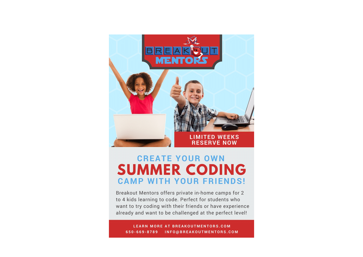 Private Summer Kids Coding Camps – Few Weeks Remaining