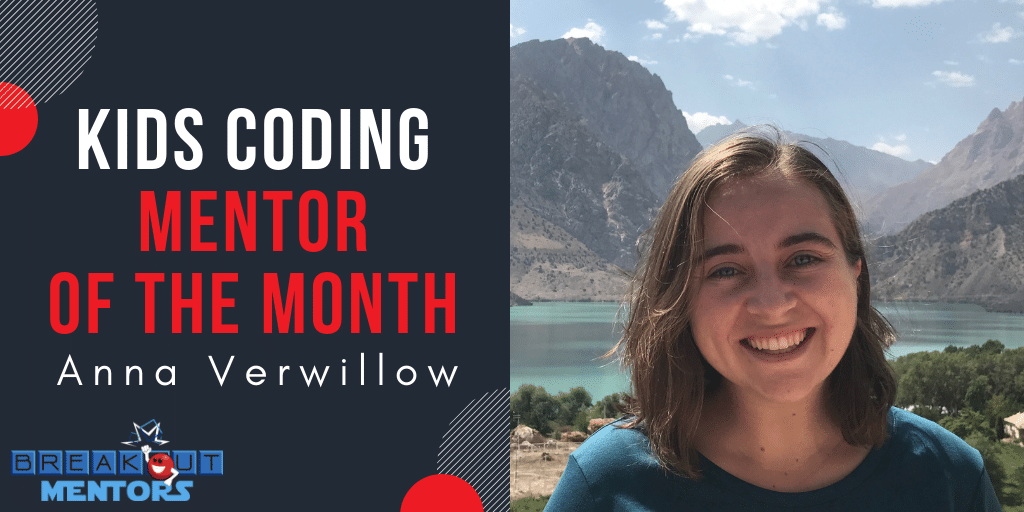 Consistency: Kids Coding Mentor of the Month Anna Verwillow