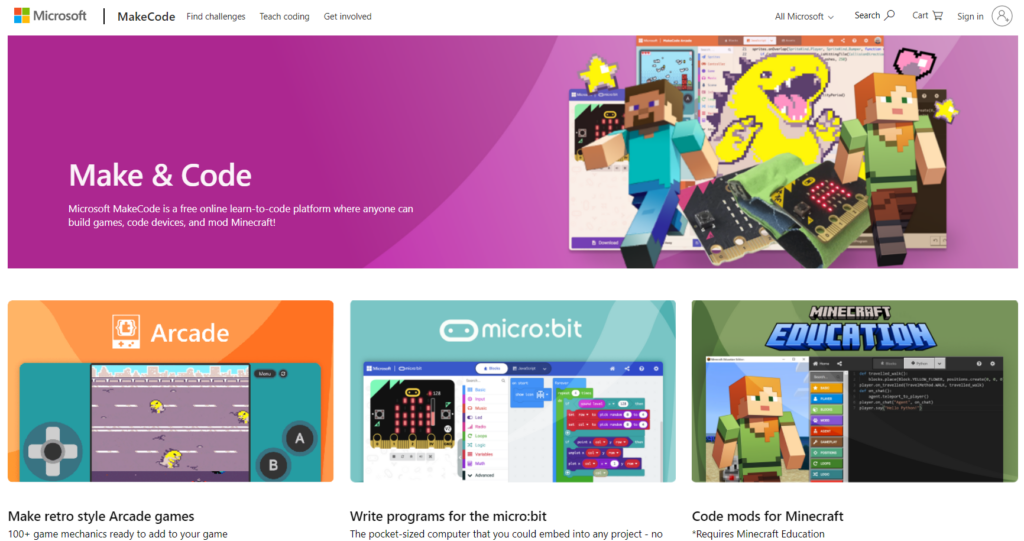 microsoft makecode kids programming resources